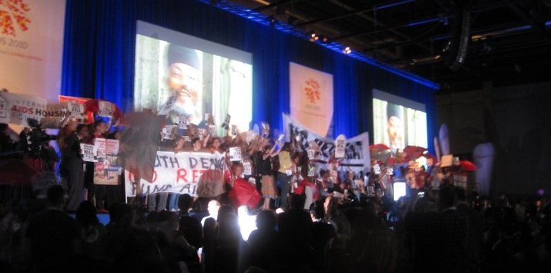 Activism at the International Conference of AIDS