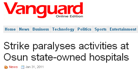 Crisis in the health sector – but who cares?