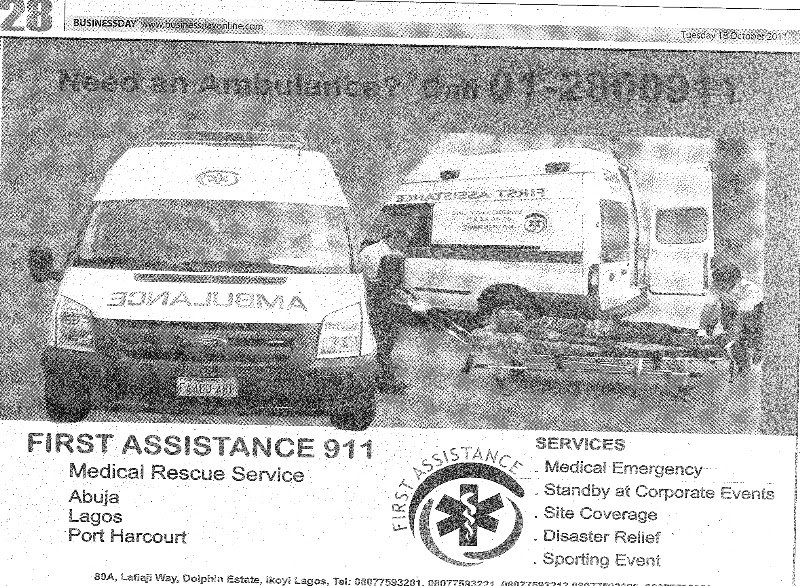 In dire need of an Emergency Medical Service