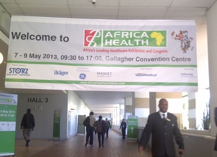 A medical Exhibition in Africa with very few African Exhibitors