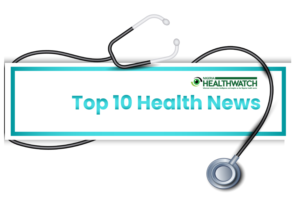 Top Ten News Items on Health, 1st November 2019