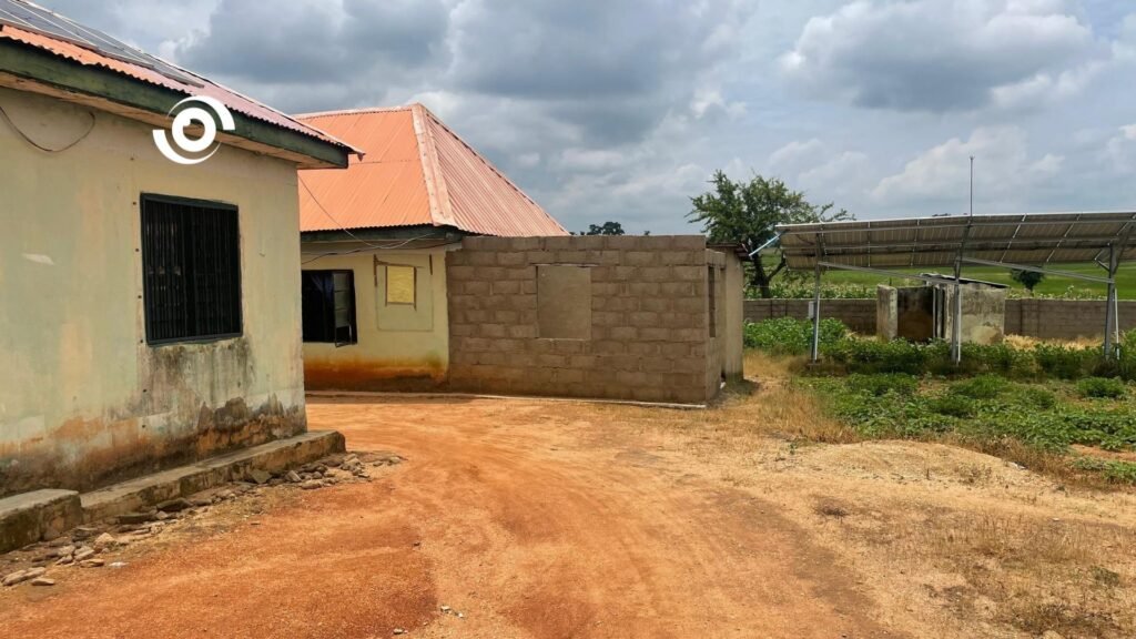 The Solar power installation providing electricity to the health facility